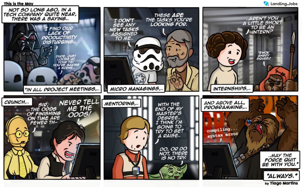 Star Wars Comic about working in tech